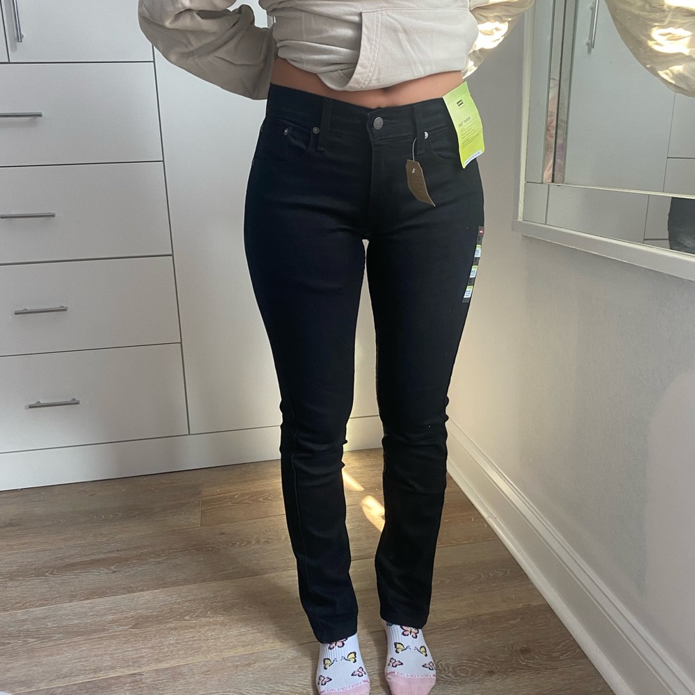 Levi’s black jeans 502 Taper